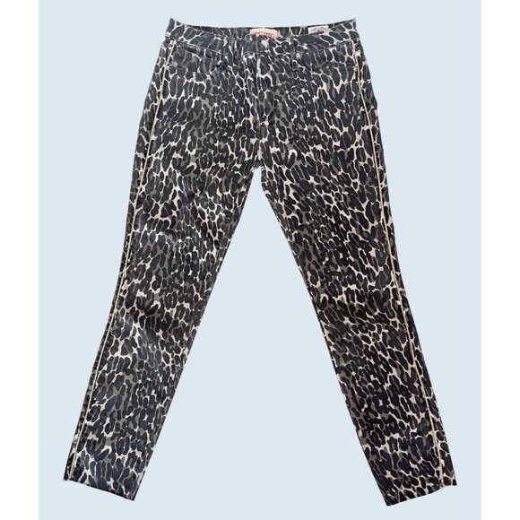 DRIFTWOOD Jackie Skinny Grey Animal Print Jeans Size 29 - Picture 2 of 8